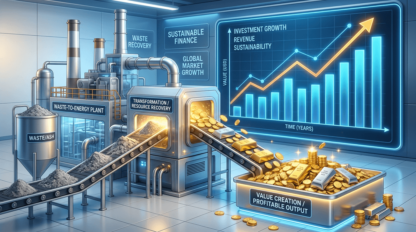 L'économie de la récupération des métaux dans les usines de valorisation énergétique des déchets : transformer les cendres de fond en profit